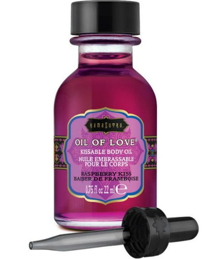 KAMASUTRA - EETBARE OLIE - FRAMBOOS 22 ML KAMASUTRA - EETBARE OLIE - FRAMBOOS 22 ML