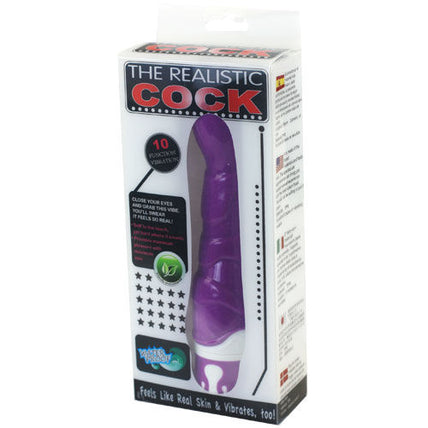 BAILE - REALISTIC COCK 10 RHYTHMS SENSATION VIOLET BAILE - REALISTIC COCK 10 RHYTHMS SENSATION VIOLET