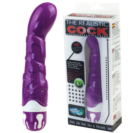 BAILE - REALISTIC COCK 10 RHYTHMS SENSATION VIOLET BAILE - REALISTIC COCK 10 RHYTHMS SENSATION VIOLET