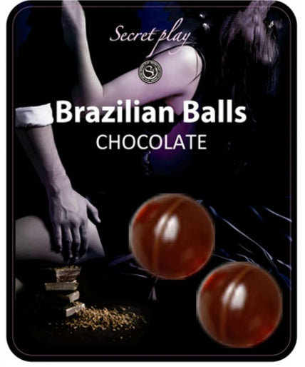 SECRETPLAY - 2 BRAZILIAN BALLS CHOCOLADE SECRETPLAY - 2 BRAZILIAN BALLS CHOCOLADE