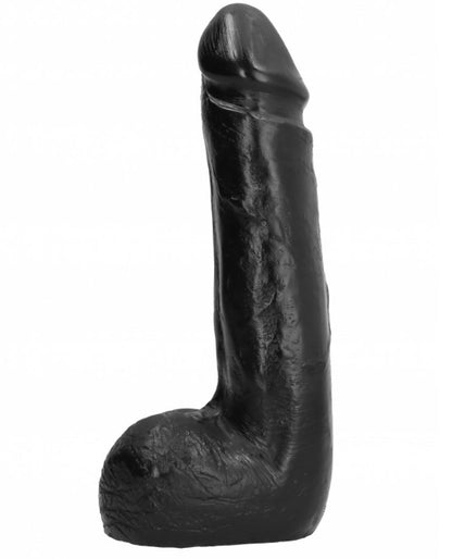 ALL BLACK - SOFT BLACK REALISTIC DILDO 20 CM ALL BLACK - SOFT BLACK REALISTIC DILDO 20 CM