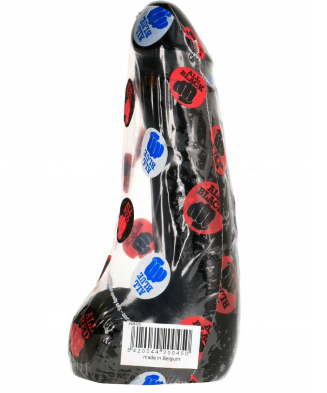 All Black – Soft Realistic Dildo Black 20 cm