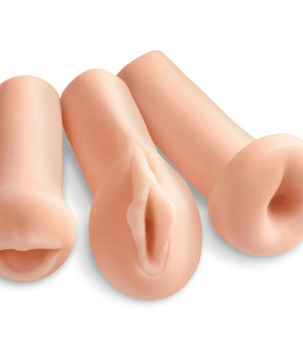 EXTREME TOYZ - ALL 3 HOLES KIT 3 MASTURBATORS EXTREME TOYZ - ALL 3 HOLES KIT 3 MASTURBATORS