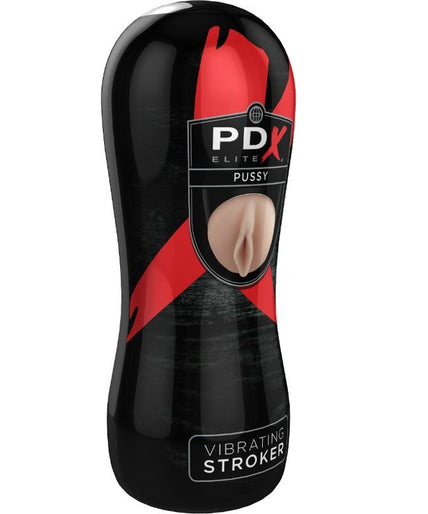 PDX ELITE - VIBRATING PUSSY STROKER PDX ELITE - VIBRATING PUSSY STROKER
