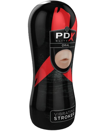 PDX ELITE - VIBRATING ORAL STROKER PDX ELITE - VIBRATING ORAL STROKER