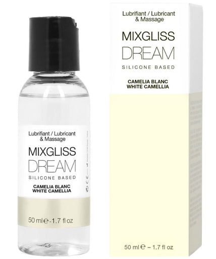 MIXGLISS - DREAM WHITE CAMELIA SILICONE LUBRICANT 50 ML MIXGLISS - DREAM WHITE CAMELIA SILICONE LUBRICANT 50 ML