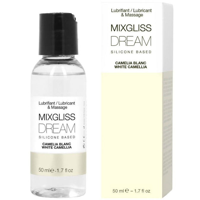 MIXGLISS - DROOMWIT CAMELLIA SILICONEN GLIJMIDDEL 50 ML