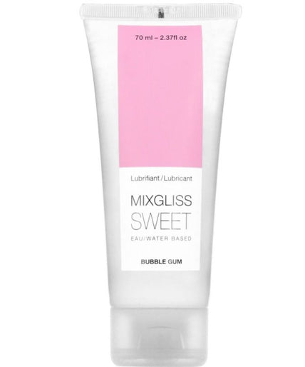 MIXGLISS - WATER BASED LUBRICANT GUM FLAVOR 70 ML MIXGLISS - WATER BASED LUBRICANT GUM FLAVOR 70 ML