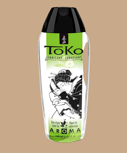 SHUNGA - TOKO AROMA GLIJMIDDEL PEER & EXOTISCHE GROENE THEE SHUNGA - TOKO AROMA GLIJMIDDEL PEER & EXOTISCHE GROENE THEE