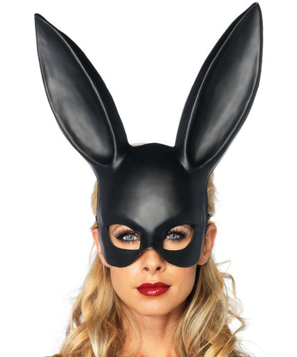 LEG AVENUE - MASQUERADE RABBIT MASK BLACK LEG AVENUE - MASQUERADE RABBIT MASK BLACK