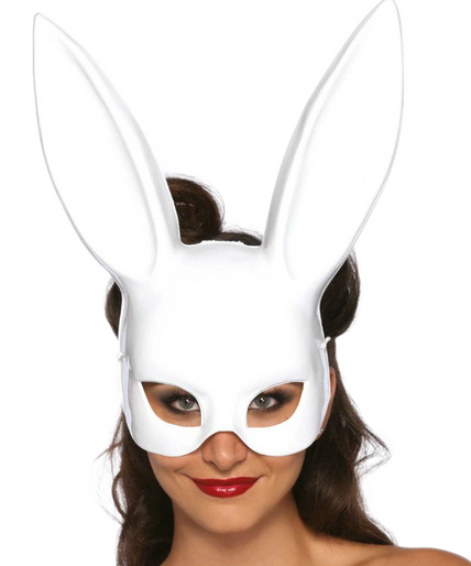 LEG AVENUE - MASQUERADE RABBIT MASK WHITE LEG AVENUE - MASQUERADE RABBIT MASK WHITE