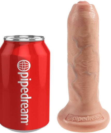 KING COCK - REALISTIC DILDO UNCUT FLESH 15 CM KING COCK - REALISTIC DILDO UNCUT FLESH 15 CM