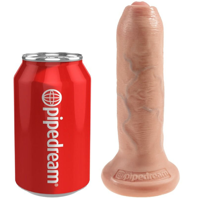 King Cock – Realistic Uncut Dildo Flesh 15 cm