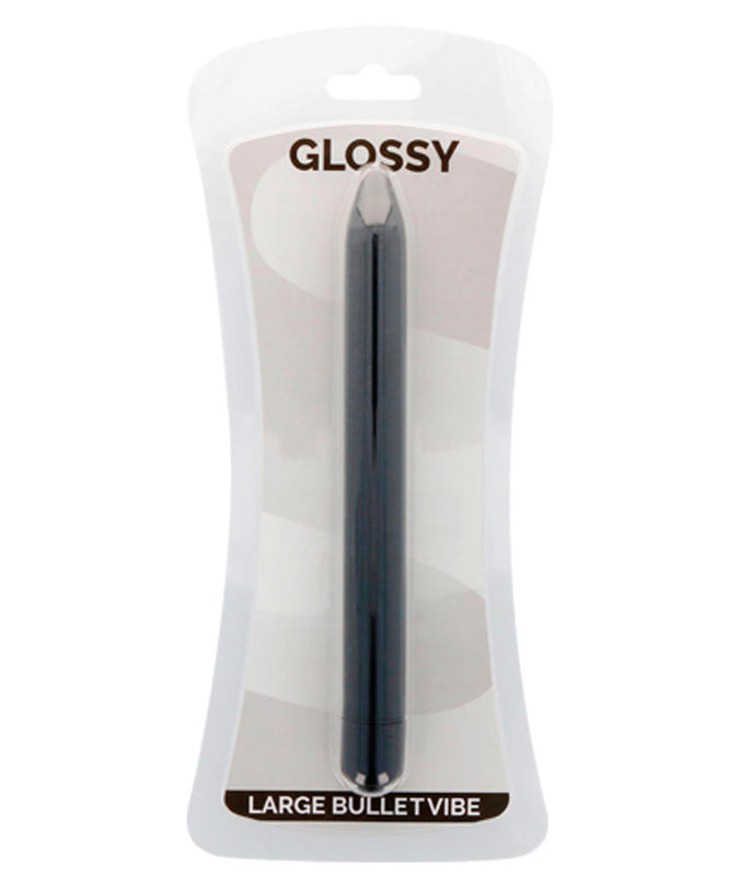 GLOSSY - SLIM VIBRATOR BLACK