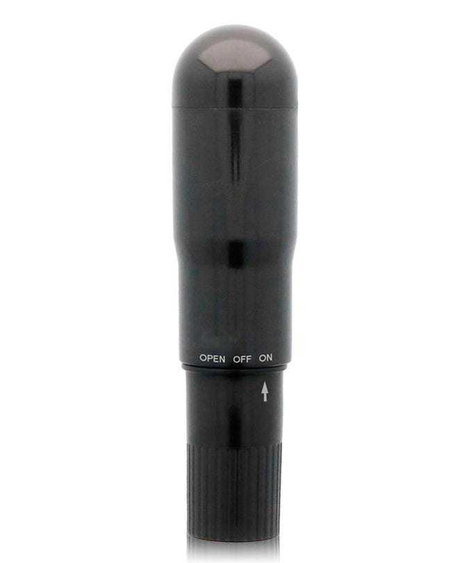 GLOSSY - POCKET VIBRATOR BLACK