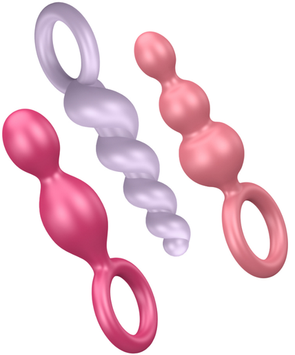 Satisfyer – Anale Pluggen Set 3 Stuks Driekleurig Satisfyer – Anale Pluggen Set 3 Stuks Driekleurig