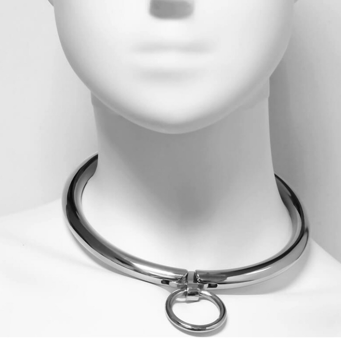 Metal Hard Metal Necklace with Combination Closure – 13.5cm