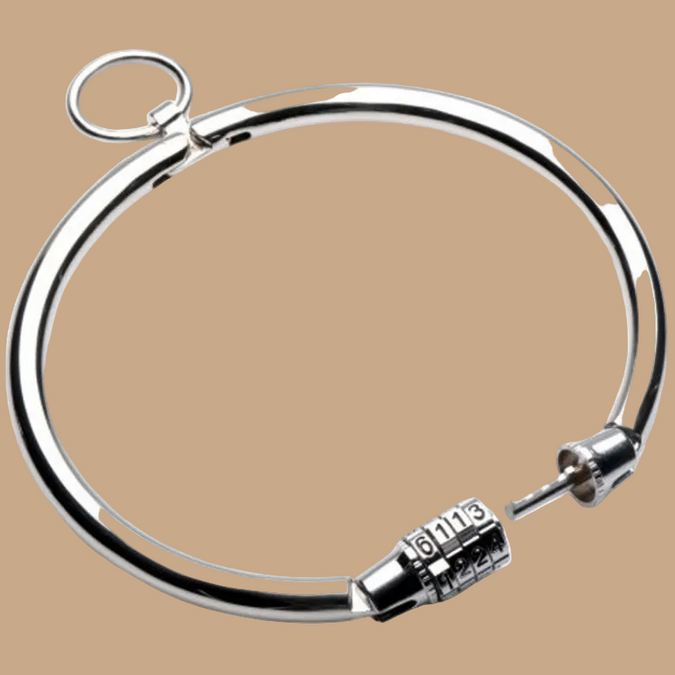 Metal Hard Metal Necklace with Combination Closure – 13.5cm