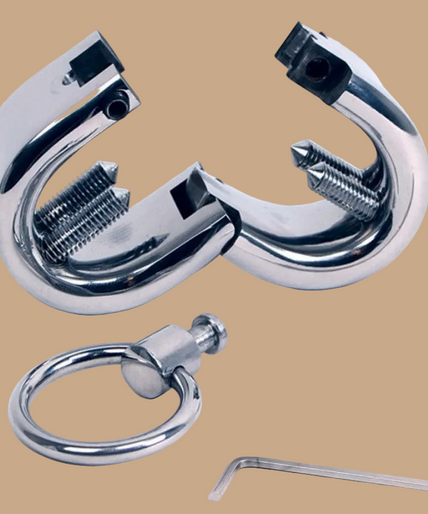 Metalen Harde Teelbal Armband – Roestvrij staal Metalen Harde Teelbal Armband – Roestvrij staal
