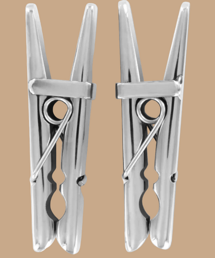 Metal Hard Metal Nipple Clamps – Stainless Steel Metal Hard Metal Nipple Clamps – Stainless Steel