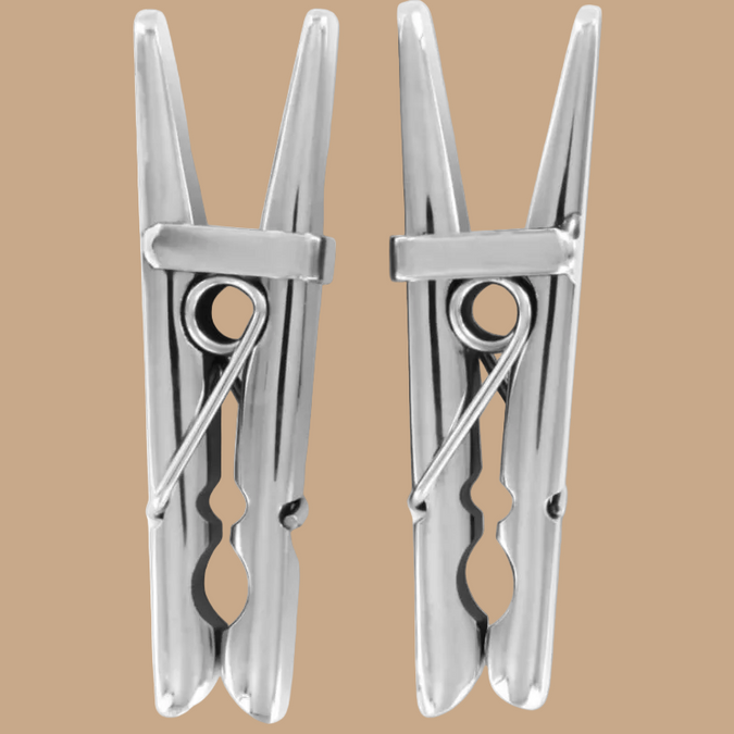 Metal Hard Metal Nipple Clamps – Stainless Steel