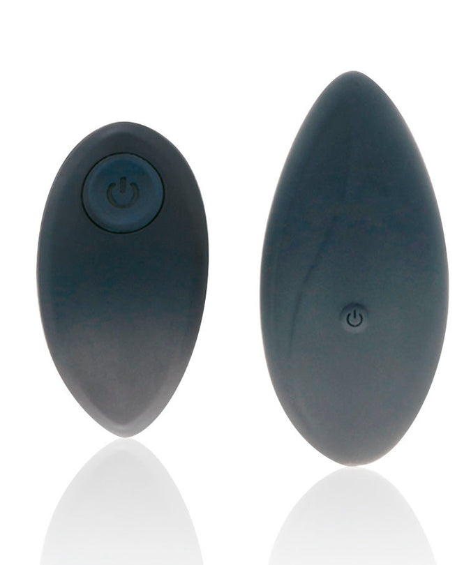 Schwarz&Silber – Zara Fernbedienungs-Stimulator mit gratis Slip