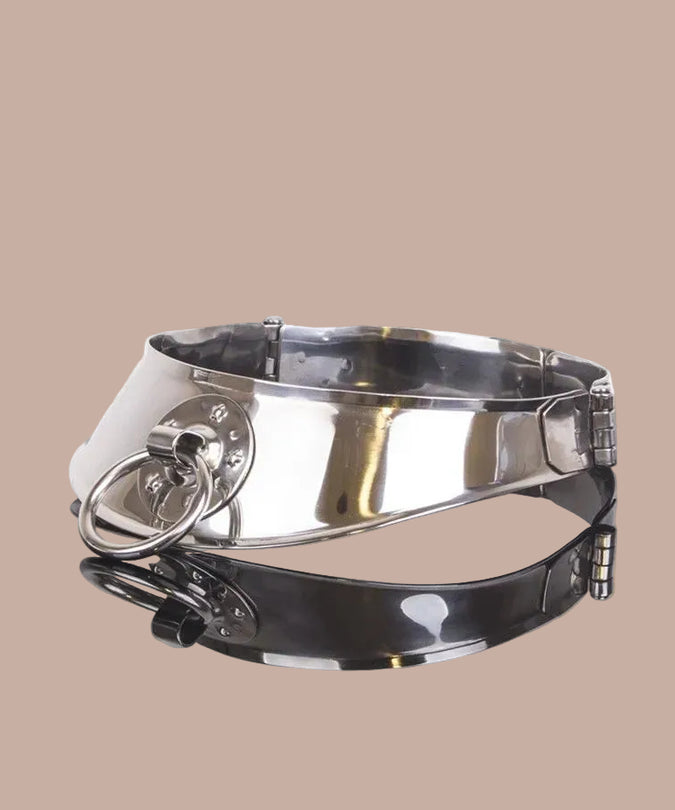 Metal Hard – Beperkingshalsband met ring
