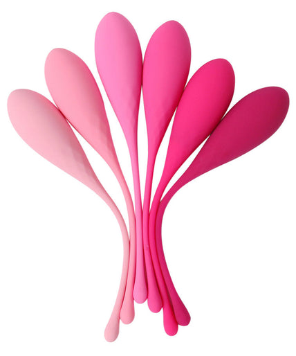 LESLIE - KEGEL FIT PELVIC MUSCLE TRAINING SET 6 WEIGHTS LESLIE - KEGEL FIT PELVIC MUSCLE TRAINING SET 6 WEIGHTS