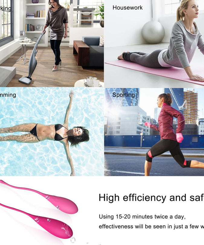 LESLIE - KEGEL FIT PELVIC MUSCLE TRAINING SET 6 WEIGHTS