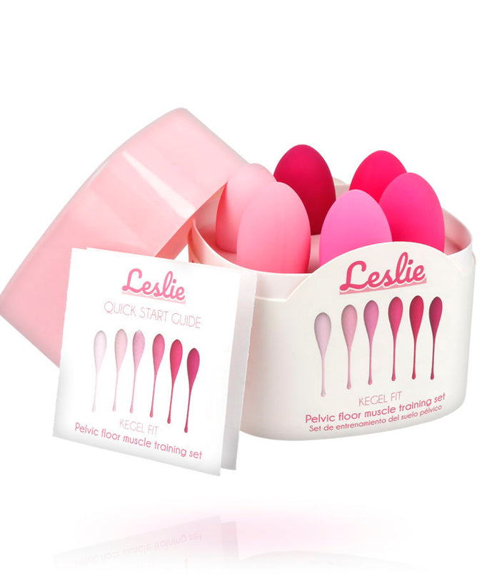 LESLIE - KEGEL FIT PELVIC MUSCLE TRAINING SET 6 WEIGHTS