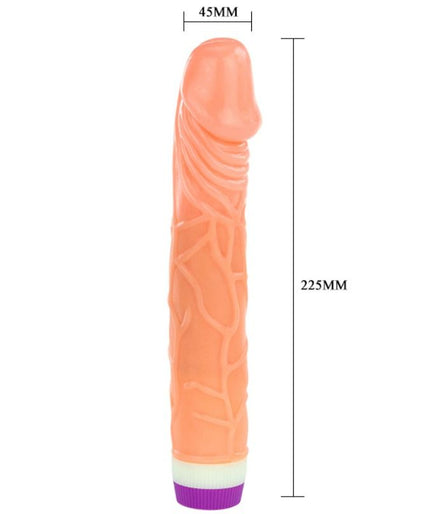 BAILE - WAVES OF PLEASURE REALISTIC VIBRATING 22.5 CM BAILE - WAVES OF PLEASURE REALISTIC VIBRATING 22.5 CM
