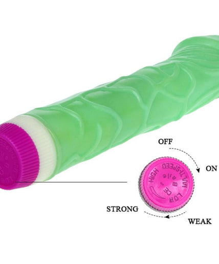 BAILE - WAVES OF PLEASURE VIBRATOR 23 CM GREEN BAILE - WAVES OF PLEASURE VIBRATOR 23 CM GREEN