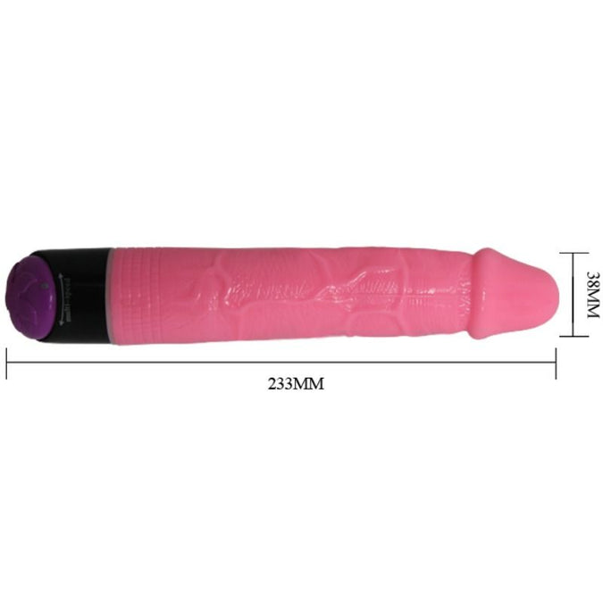 Baile – Colorful Sex Realistic Vibrator Pink 23 Cm