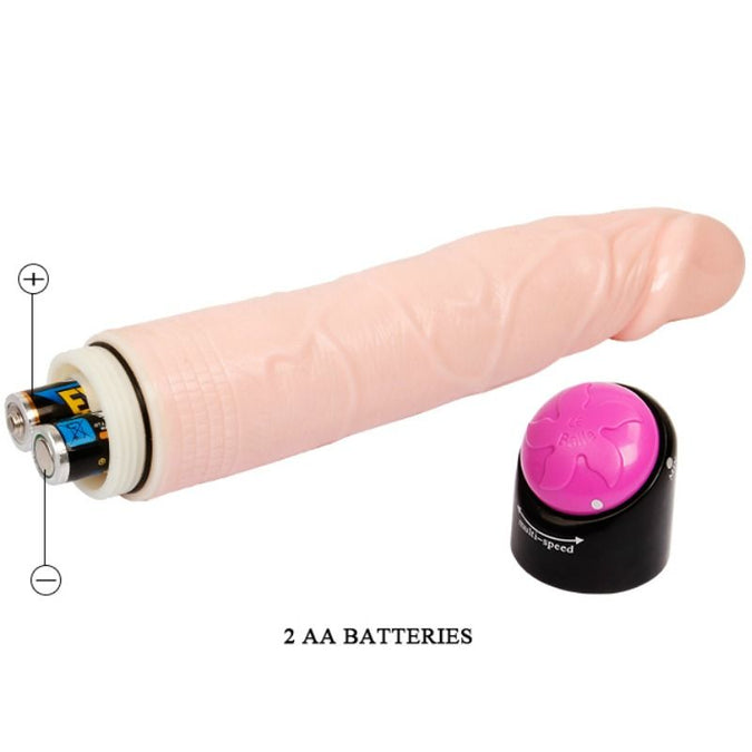 BAILE - KLEURRIJKE SEKSVIBRATOR EN ROTATIE 24 CM