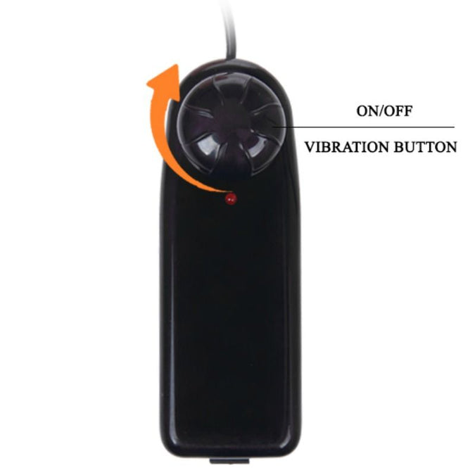 BAILE - DE GROTE PENIS DILDO MET NATUURLIJKE VIBRATIE 23,5 CM