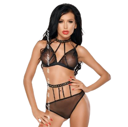 ME-SEDUCE - DOTTY SET TWEE DELEN ZWART S/M ME-SEDUCE - DOTTY SET TWEE DELEN ZWART S/M