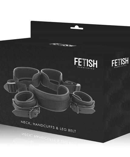 FETISH SUBMISSIVE - OPEN LEGS POSITION WITH NOPRENE LINING HANDCUFFS FETISH SUBMISSIVE - OPEN LEGS POSITION WITH NOPRENE LINING HANDCUFFS