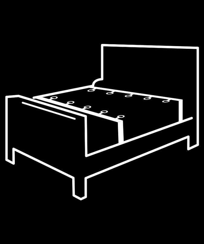 FETISH SUBMISSIVE - LUXURY BED TIES SET WITH NOPRENE LINING