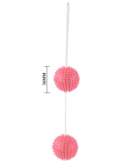 BAILE - A DEEPLY PLEASURE PINK TEXTURED BALLS 3.6 CM BAILE - A DEEPLY PLEASURE PINK TEXTURED BALLS 3.6 CM