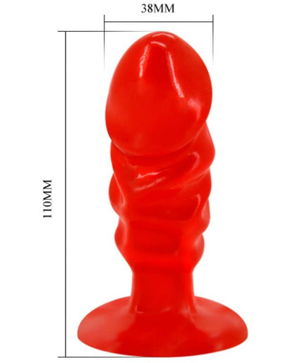 Baile – Unisex Anal Plug with Red Suction Cup Baile – Unisex Anal Plug with Red Suction Cup