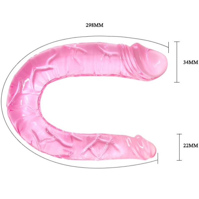 BAILE - DUBBELE DILDO DUBBEL ROZE DILDO