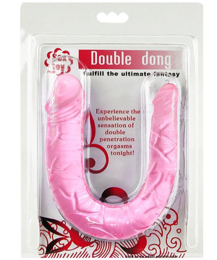 BAILE - DOUBLE DONG DOUBLE PINK DILDO BAILE - DOUBLE DONG DOUBLE PINK DILDO