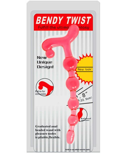 BAILE - BENDY TWIST RED ANAL BALLS BAILE - BENDY TWIST RED ANAL BALLS