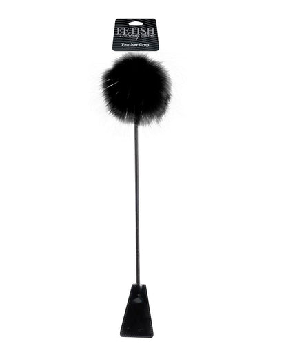 FETISH FANTASY LIMITED EDITION - BLACK FEATHER CROP FETISH FANTASY LIMITED EDITION - BLACK FEATHER CROP