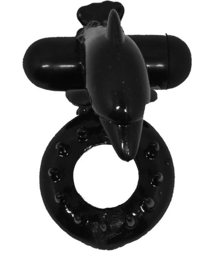 BAILE - SWEET RING RING WITH CLITORIS STIMULATOR DOLPHIN BAILE - SWEET RING RING WITH CLITORIS STIMULATOR DOLPHIN