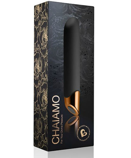 ROCKS-OFF - BLACK CHAIAMO VIBRATOR ROCKS-OFF - BLACK CHAIAMO VIBRATOR