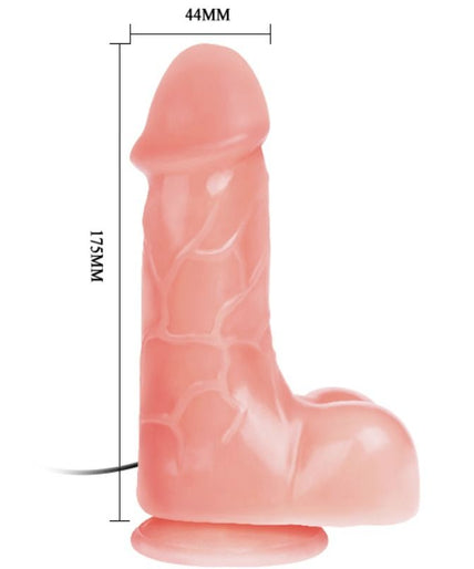BAILE - NATURAL BARBARA REALISTIC VIBRATOR BAILE - NATURAL BARBARA REALISTIC VIBRATOR