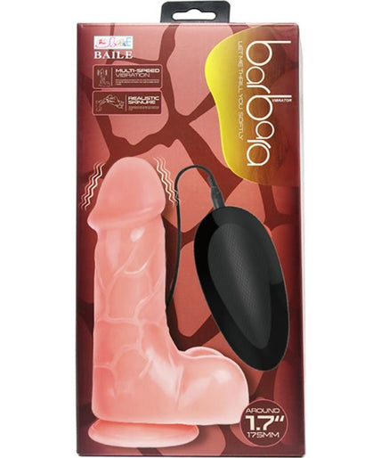 BAILE - NATURAL BARBARA REALISTIC VIBRATOR 22 CM BAILE - NATURAL BARBARA REALISTIC VIBRATOR 22 CM