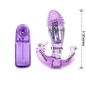 Baile – Lila Vaginaal en Anaal Stimulator met Vibratie