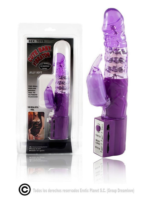 BAILE - LILAC RABBIT ROTATOR SUPERSTIMULATOR